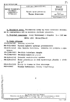 Rybacki sprzęt pomocniczy - Rucze drewniane BN-64/3744-02