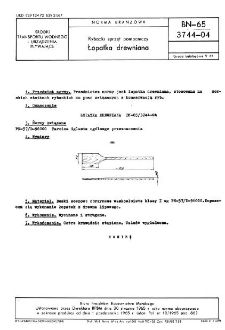 Rybacki sprzęt pomocniczy - Łopatka drewniana BN-65/3744-04