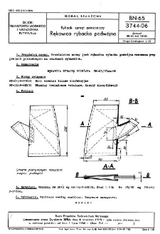 Rybacki sprzęt pomocniczy - Rękawica rybacka podwójna BN-65/3744-06