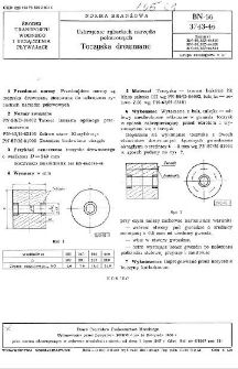 Uzbrojenie rybackich narzędzi połowowych - Toczyska drewniane BN-66/3743-46