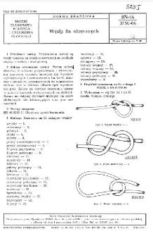 Węzły lin okrętowych BN-66/3750-06