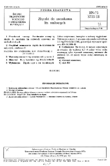 Złączki do zaciskania lin stalowych BN-75/3755-13