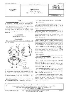 Sprzęt nurkowy - Hełm nurkowy - Ogólne wymagania i badania BN-76/3746-02