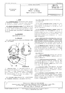 Sprzęt nurkowy - Hełm nurkowy - Ogólne wymagania i badania BN-76/3746-02