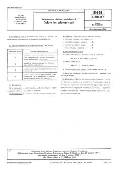 Wyposażenie statków śródlądowych - Sploty lin włókiennych BN-81/3780-07