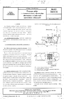 Pozycja pilota i rozmieszczenie elementów sterowania w kabinach samolotów rolniczych BN-82/3800-05