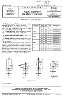 Figury sygnałowe dla statków morskich BN-83/3751-07