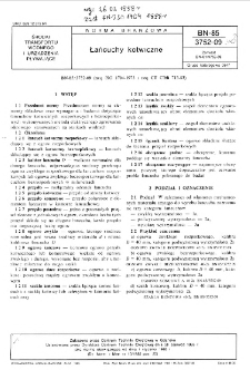 Łańcuchy kotwiczne BN-85/3752-09