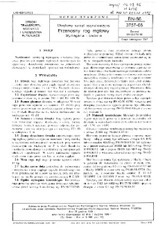 Okrętowy sprzęt sygnalizacyjny - Przenośny róg mgłowy - Wymagania i badania BN-86/3757-08