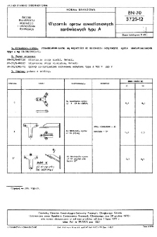 Wsporniki opraw oświetleniowych żarówkowych typu A BN-70/3725-12