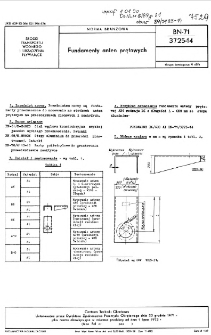 Fundamenty anten prętowych BN-71/3725-14