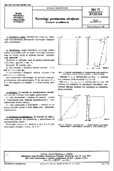 Rurociągi pomiarowe okrętowe - Wytyczne projektowania BN-71/3730-04