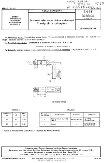 Zamknięcia celne ładowni statków śródlądowych - Przetyczki z uchwytem BN-75/3788-06 Arkusz 17