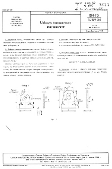 Uchwyty transportowe przyspawane BN-75/3789-04