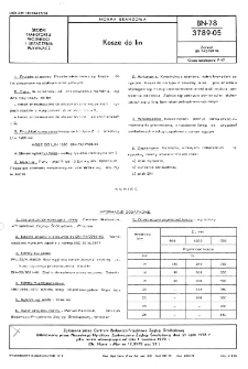 Kosze do lin BN-78/3789-05