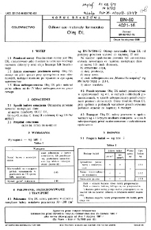 Odlewnicze materiały formierskie - Olej DL BN-80/4021-16