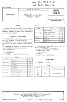 Podpórki formierskie - Wymagania i badania BN-81/4043-01