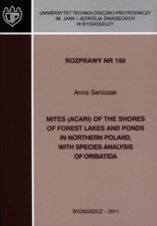 Mites (Acari) of the shores of forest lakes and ponds in northern Poland, with species analysis of Oribatida