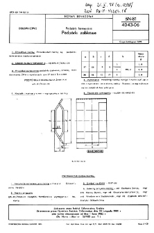 Podpórki formierskie - Podpórki żabkowe BN-81/4043-06