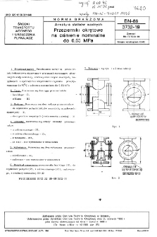 Armatura statków wodnych - Przezierniki okrętowe na ciśnienie nominalne do 0,63 MPa BN-88/3732-19