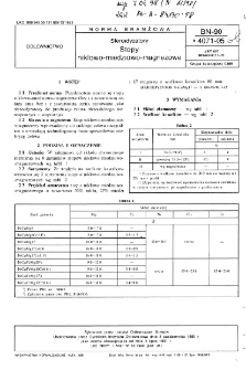 Sferoidyzatory - Stopy niklowo-miedziowo-magnezowe BN-90/4071-05