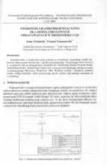 Tworzenie grafiki prezentacyjnej dla modeli bryłowych opracowanych w środowisku CAD