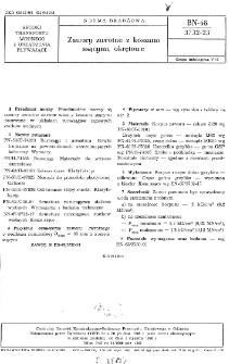 Zawory zwrotne z koszami ssącymi, okrętowe BN-68/3732-23