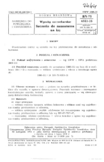 Wyroby szczotkarskie - Szczotki do zamiatania na kij BN-75/4553-35