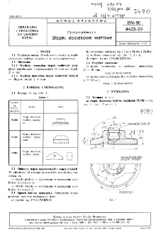 Oprzyrządowanie - Stopki dociskowe wahliwe BN-80/4423-29