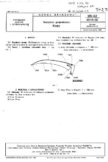 Narzędzia gospodarcze - Kosy BN-82/4518-02