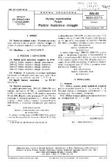 Wyroby szczotkarskie - Pędzle - Pędzle malarskie okrągłe BN-85/4551-23/15