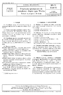 Przyrządy sprężynowe do zamykania słojów typu Wecka - Podział, wymagania i badania BN-72/ 5048-08