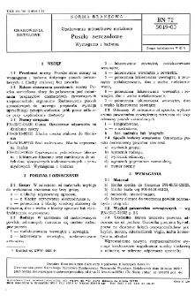 Opakowania jednostkowe metalowe - Puszki aerozolowe - Wymagania i badania BN-72/5049-03