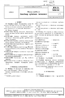 Okucia meblowe - Zawiasy splatane taśmowe BN-73/5054-08