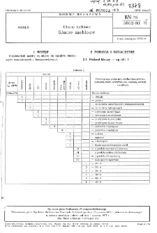 Okucia meblowe - Klucze meblowe BN-76/5052-03