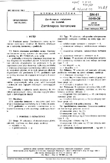 Zamknięcia metalowe do butelek - Zamknięcia koronowe BN-81/5048-09