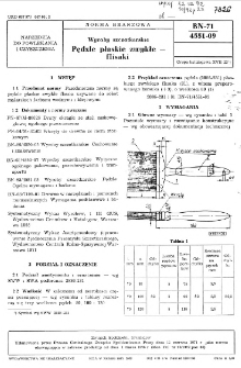 Wyroby szczotkarskie - Pędzle płaskie zwykłe - flisaki BN-71/4551-09