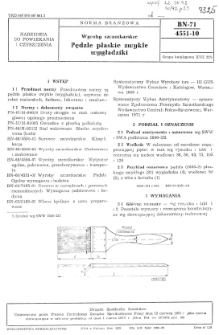 Wyroby szczotkarskie - Pędzle płaskie zwykłe wygładziki BN-71/4551-10