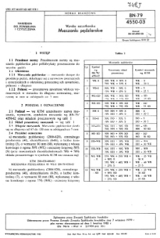 Wyroby szczotkarskie - Mieszanki pędzlarskie BN-79/4550-03