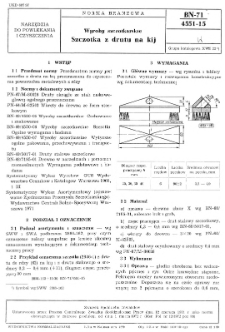 Wyroby szczotkarskie - Szczotka z drutu na kij BN-71/4551-15