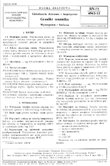 Chłodziarki domowe i turystyczne - Grzałki warnika - Wymagania i badania BN-72/4943-12