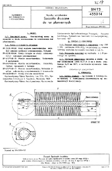 Wyroby szczotkarskie - Szczotki druciane do rur płomiennych BN-73/4550-14