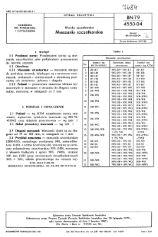 Wyroby szczotkarskie - Mieszanki szczotkarskie BN-79/4550-04