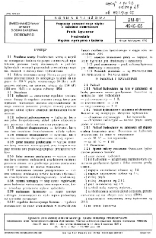 Przyrządy powszechnego użytku o napędzie elektrycznym - Pralki bębnowe - Hydrostaty - Wspólne wymagania i badania BN-81/4945-05