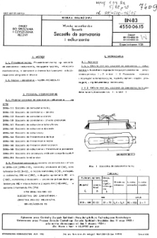 Wyroby szczotkarskie - Szczotki - Szczotki do zamiatania i odkurzania BN-83/4550-06.15