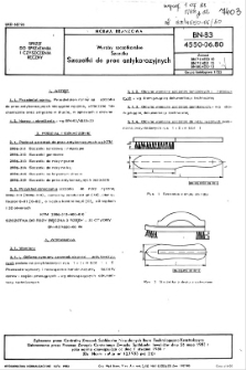 Wyroby szczotkarskie - Szczotki - Szczotki do prac antykorozyjnych BN-83/4550-06.80