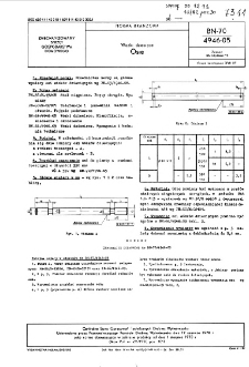 Wózki dziecięce - Osie BN-70/4946-05