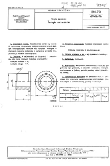 Wózki dziecięce - Tulejki ochronne BN-70/4946-16
