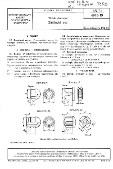 Wózki dziecięce - Zaślepki rur BN-71/4946-19