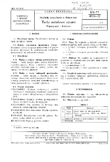 Artykuły gospodarstwa domowego - Tarki metalowe ręczne - Wymagania i badania BN-72/4936-02